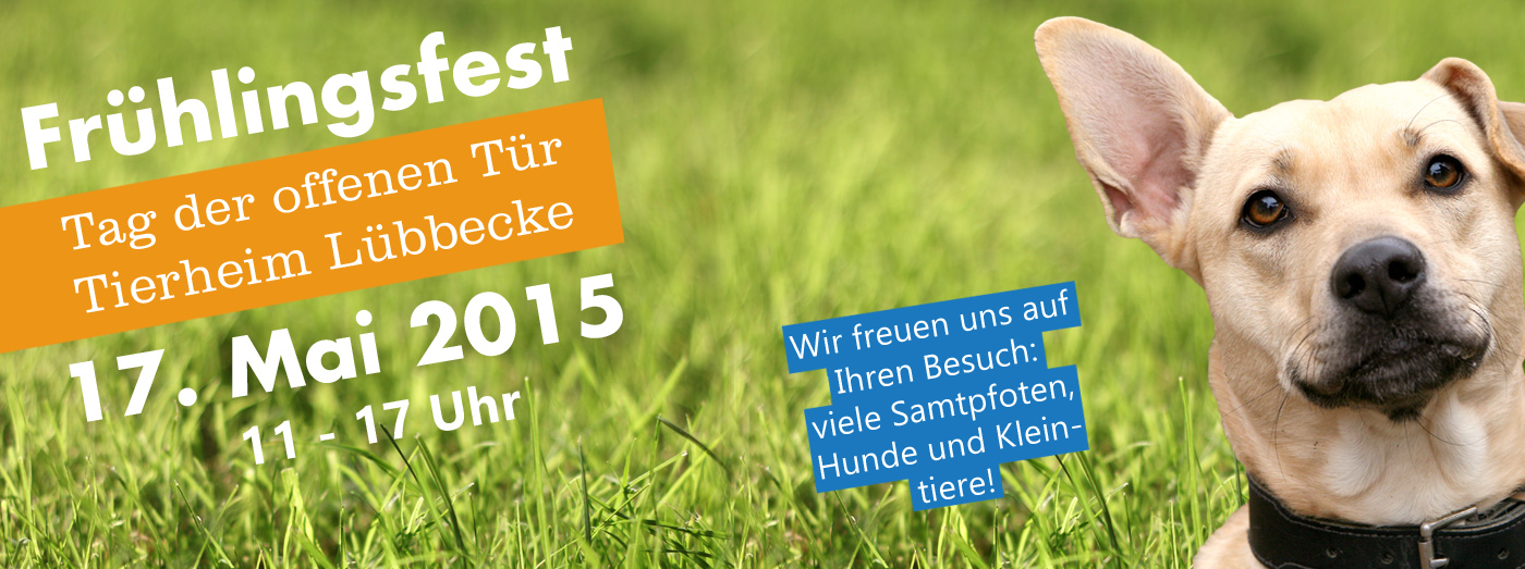 Tag der offenen Tür Tierheim Lübbecke Tag der offenen Tür Tierheim Lübbecke